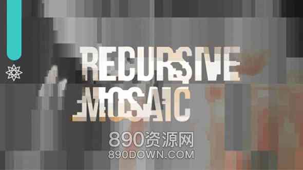 中文汉化AE/PR插件-马赛克网格晶格像素化视觉效果 Recursive Mosaic v1.2 Win