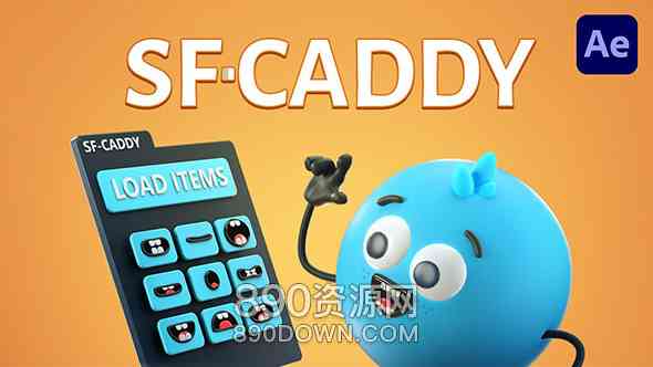 AE脚本-面部动画角色口型同步MG动画 SF-Caddy v2.8.4 有视频教程