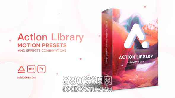 AE脚本200+运动图层动画效果预设 Animation Studio Action Library