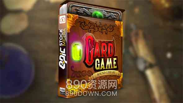 503个卡牌纸牌类游戏奇幻魔法音效素材包Card Game